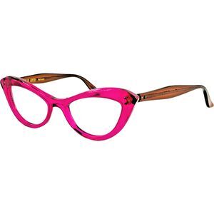 Caroline Abram Satyr Womens Eyeglass Frame 25 Fuchsia